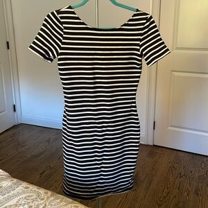 Sanctuary Striped Dress - Size Extra Small - Black & White